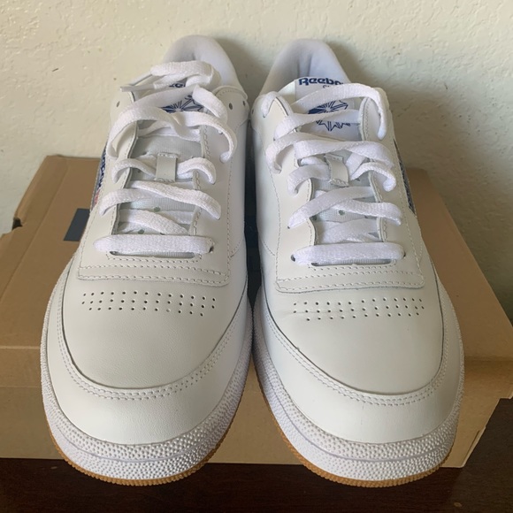 Reebok Club C 85 White Royal Gum Men’s Shoes - Picture 3 of 7